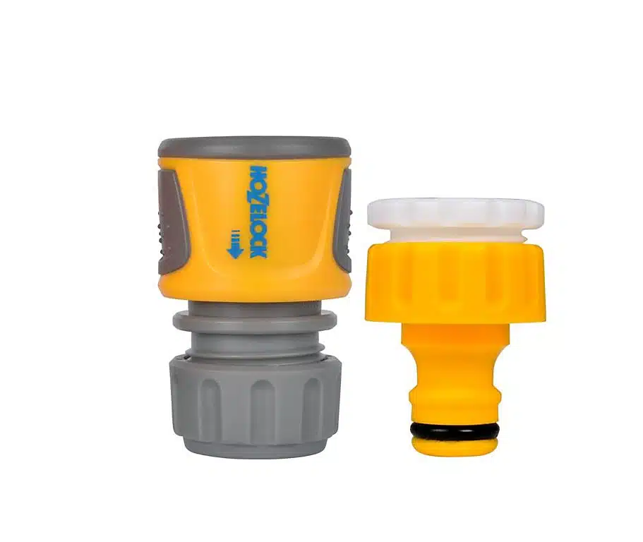 Hozelock Threaded Tap & Soft Touch Hose End Connector Set