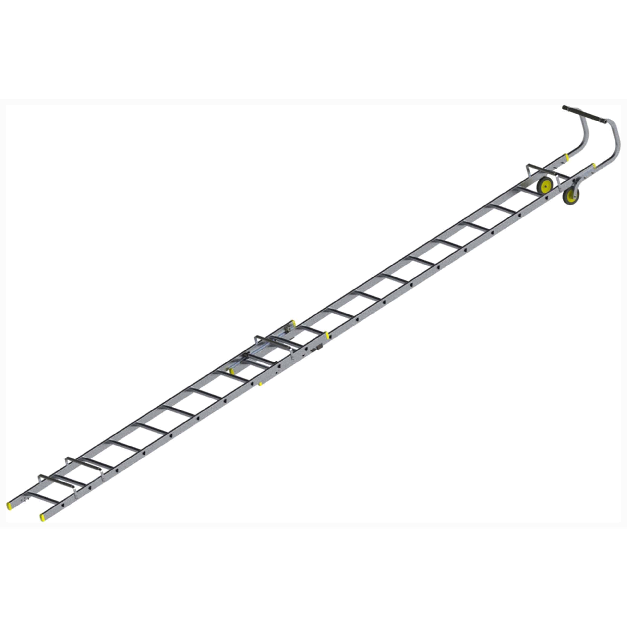 HIRE Werner Double Section 6.01m Aluminium Roof Ladder